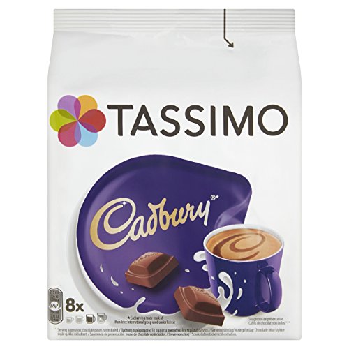 Tassimo Cadbury Hot Chocolate Drink 16 Discs, 8 Servings Pack O
