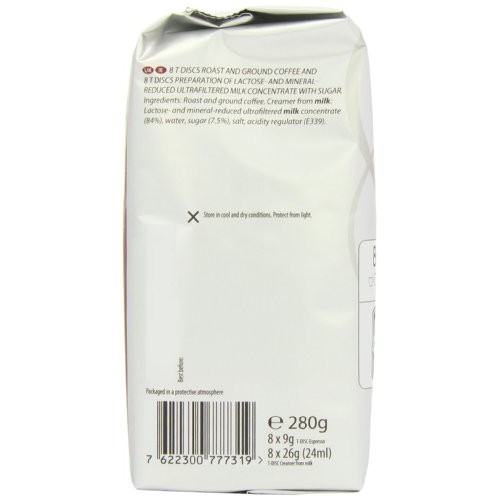 Tassimo Costa Cappuccino 16 T Discs, Large Cup Size 8 Servings