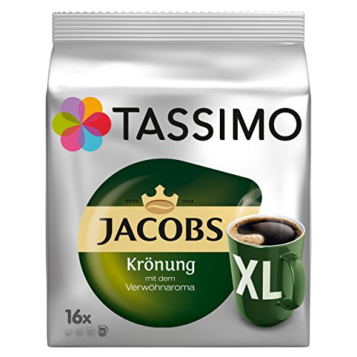 Tassimo Jacobs Krönung Xl, Rainforest Alliance Vérifié, Lot De 2