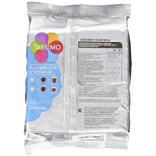 Tassimo Milk Creamer, Pack Of 2, 2 X 16 T-Discs 32 T-Disc