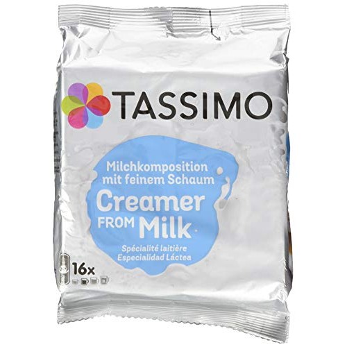 Tassimo Milk Creamer, Pack Of 2, 2 X 16 T-Discs 32 T-Disc