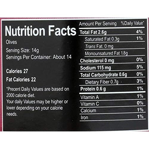 Tassos: In Sea Salt Brine Stuffed Almond Evian Olives, 13.10 Ounce