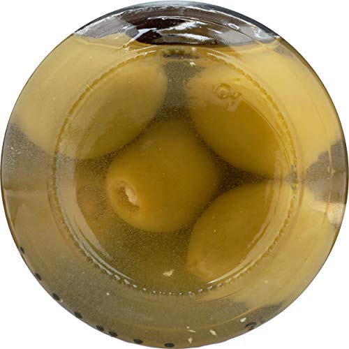 Tassos: In Sea Salt Brine Stuffed Almond Evian Olives, 13.10 Ounce