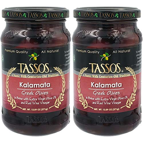 Tassos Kalamata Greek Olives, In Brine With Extra Virgin Olive O