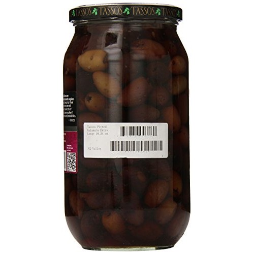 Tassos Pitted Kalamata Extra Large Olives, 18.34 Ounce