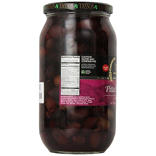 Tassos Pitted Kalamata Extra Large Olives, 18.34 Ounce