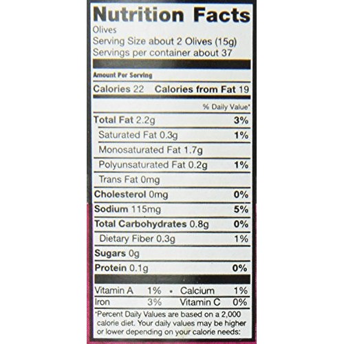 Tassos Pitted Kalamata Extra Large Olives, 18.34 Ounce