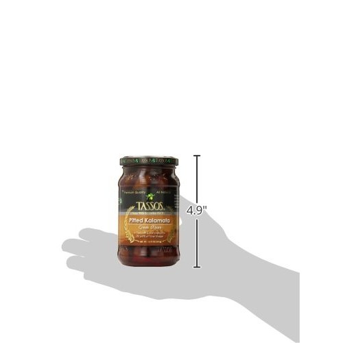 Tassos Pitted Kalamata Olive Oil Vinaigrette, 13.1 Ounce