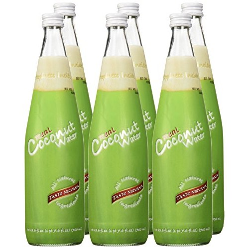Taste Nirvana Coconut Water, 23.6 Ounce Bottles, 6 Count