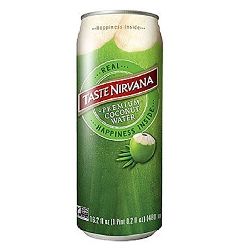 Taste Nirvana Real Coconut Water, Premium Coconut Water, 16.2 Ou