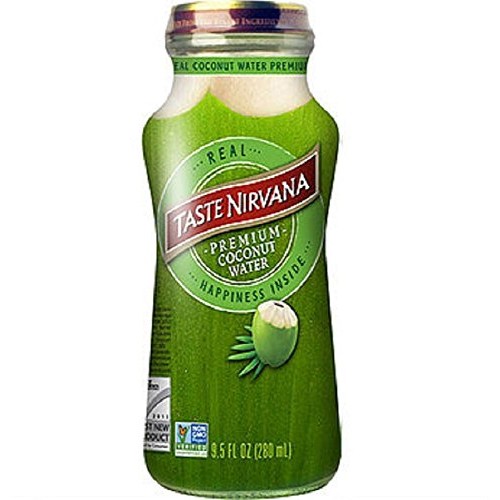 Taste Nirvana Real Coconut Water, Premium Coconut Water, 9.5 Oun