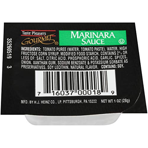 Taste Pleasers Gourmet Marinara Sauce 1 Oz Cups, Pack Of 100