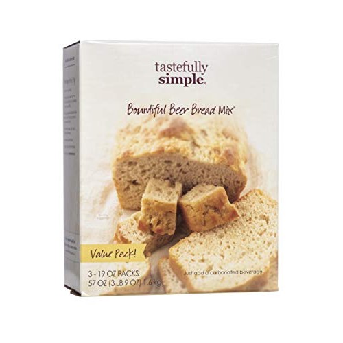 Tastefully Simple Bountiful Beer Bread Mix - Incredibly Easy To