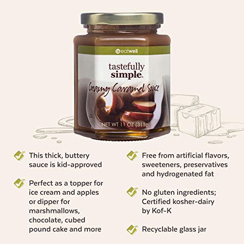 Tastefully Simple Creamy Caramel Sauce - Pairs With Apples, Mars