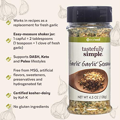 Tastefully Simple Garlic Garlic Seasoning Blend, No Msg, All Nat