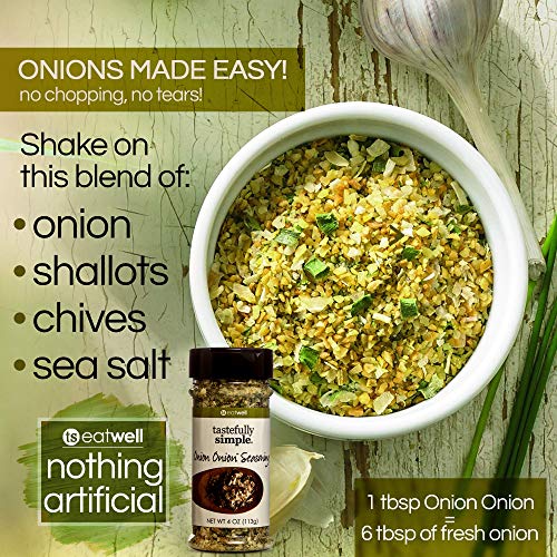 Tastefully Simple Onion Onion Seasoning - Great On Meat, Poultry