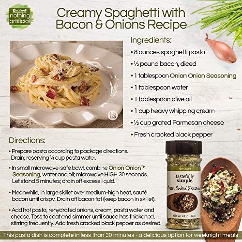 Tastefully Simple Onion Onion Seasoning - Great On Meat, Poultry