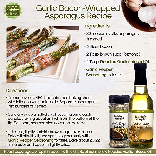 Tastefully Simple Roasted Garlic Infused Oil - Great For Dipping