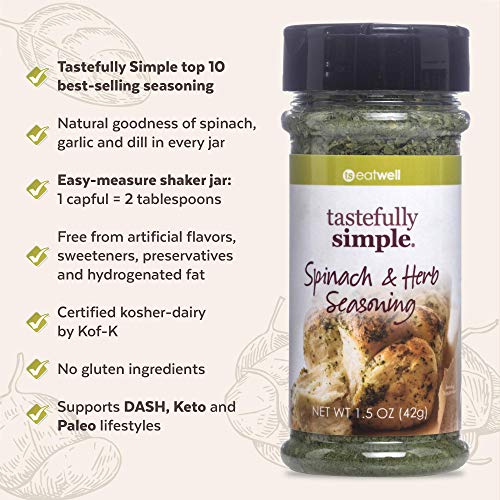 Tastefully Simple Spinach &Amp; Herb Seasoning - Perfect On Potato S