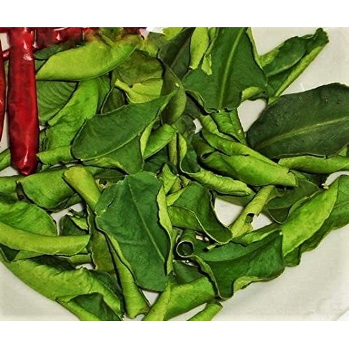 Dried Kaffir Lime Leaves 1 Oz. Organic Naturally Grown.