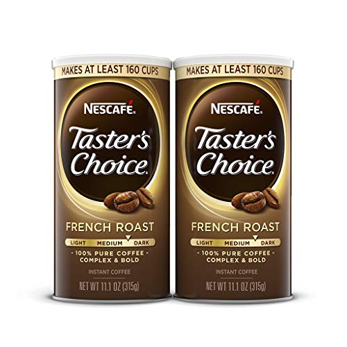 Nescafe Tasters Choice, French Roast Medium Dark Roast Instant-