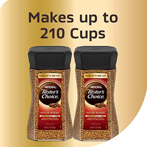 Nescafe Tasters Choice House Blend Instant Coffee, 7 Ounce Pac