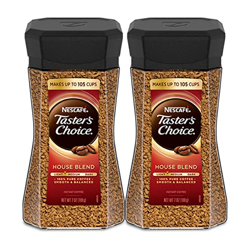 Nescafe Tasters Choice House Blend Instant Coffee, 7 Ounce Pac