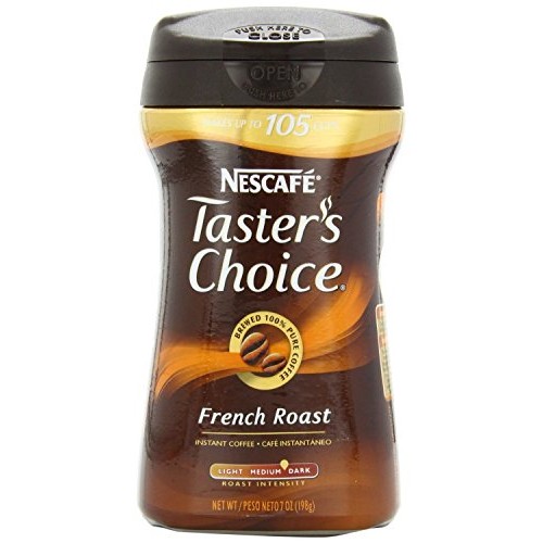 Tasters Choice French Roast Instant Coffee, 7 Ounce Case Of 12