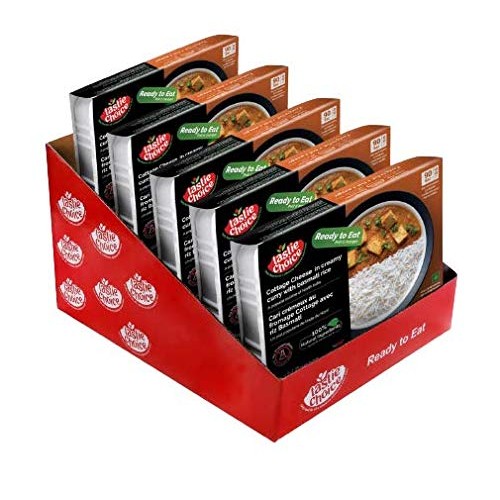 Tastie Choice Cheese Curry Shahi Paneer+Basmati Rice, Ready To