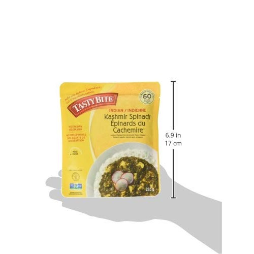 Tasty Bite Entrees Indian Cuisine Kashmir Spinach, 10 Ounce
