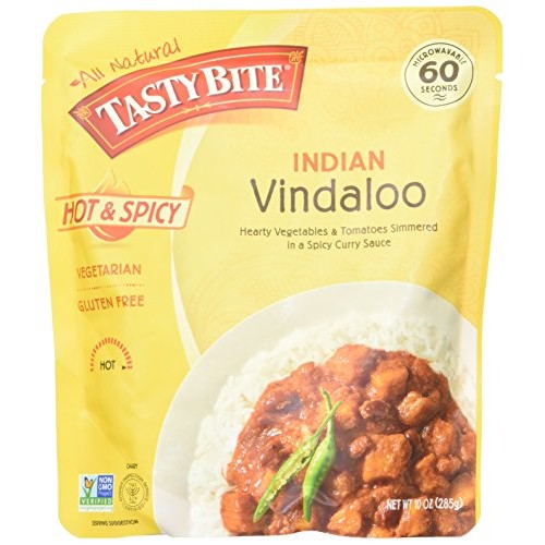 Tasty Bite Heat And Eat Indian Cuisine Entree, Indian Vindaloo C