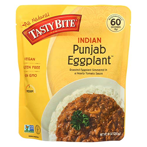 Tasty Bite Entree - Indian Cuisine - Punjab Eggplant - 10 Oz - C