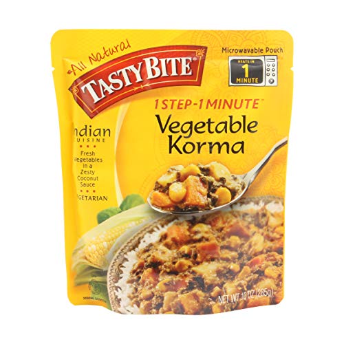 Tasty Bite Indian Entrée, Vegetable Korma, 10 Ounce