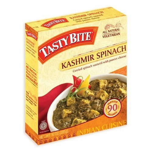 Tasty Bite Kashmir Spinach Entree, Heat &Amp; Eat, 10-Ounce Boxes P