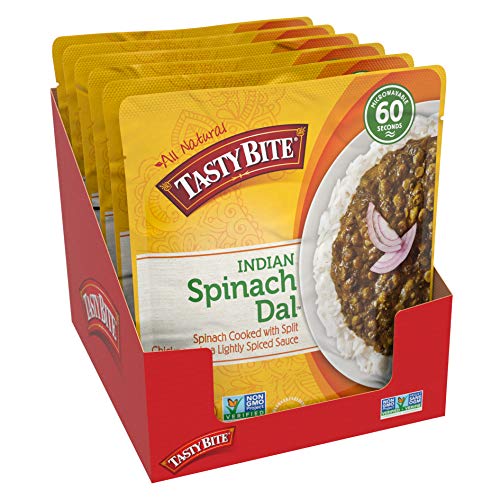 Tasty Bite Spinach Dal Microwaveable Ready To Eat Entrée, 10 Oun