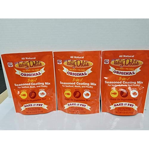 Tasty Delite Coating Mix, Original Seasoned, 3 Pack