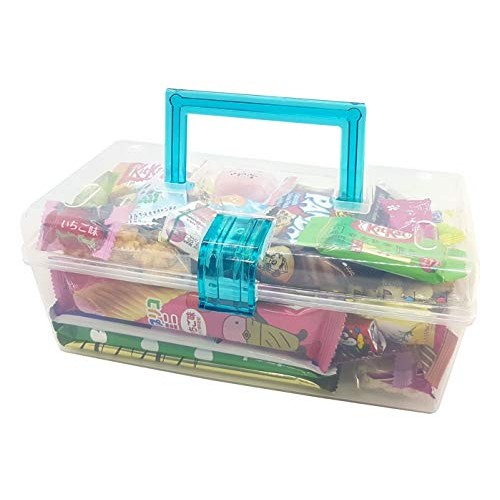 Japanese Snacks Dagashi Assorted Gift Box in Reusable Tote Box 4...