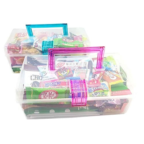 Japanese Snacks Dagashi Assorted Gift Box in Reusable Tote Box 4...