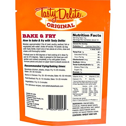 Tasty Delite Coating Mix, Original Seasoned, 5.5 Oz