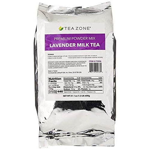 Boba Bubble Tea Lavender Milk Tea Kit With 1 Tea Zone Instant La
