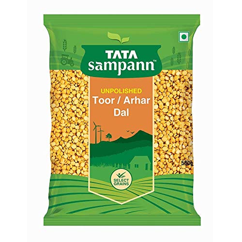 Tata Sampann Indian Pulses High Protein Toor Dal/Red Gram/Pigeon