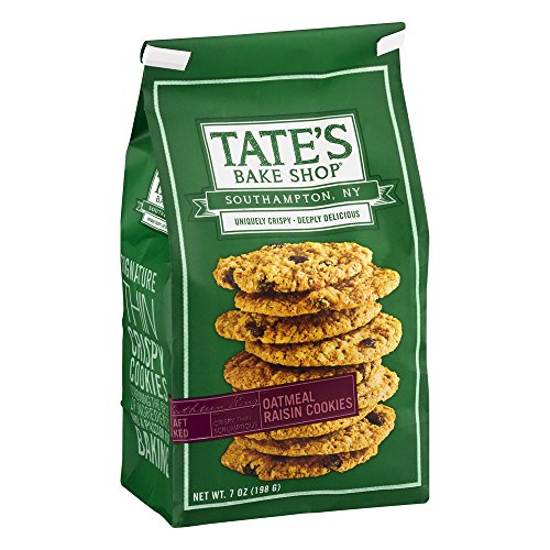 Tates Bake Shop- Oatmeal Raisin Cookies 7 Oz. Pack Of 2