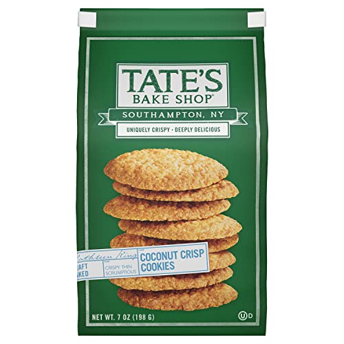 Tates Bake Shop Coconut Crisp Cookies, 7 Oz