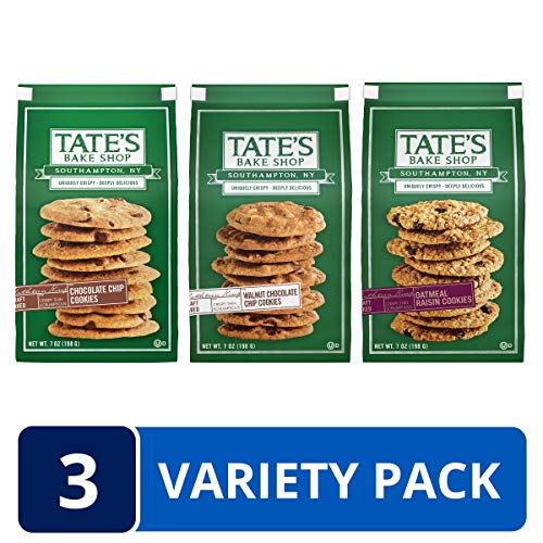 Tates Bake Shop Cookies Variety Pack, Chocolate Chip, Oatmeal R