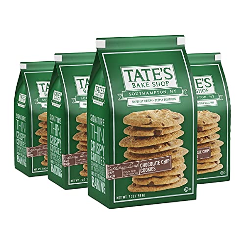Tates Bake Shop Thin &Amp; Crispy Cookies, Chocolate Chip, 7 Oz, 4C