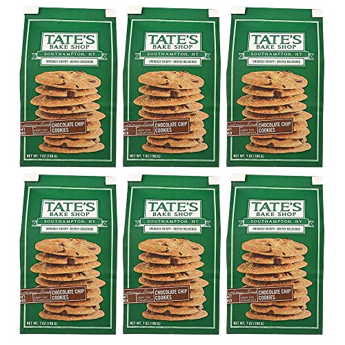 Tates Bake Shop Thin &Amp; Crispy Cookies, Chocolate Chip, 7 Oz, Pa
