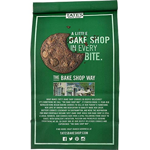 Tates Bake Shop Thin &Amp; Crispy Cookies, Double Chocolate Chip, 7
