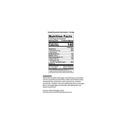 Tates Bake Shop Thin &Amp; Crispy Cookies, Double Chocolate Chip, 7