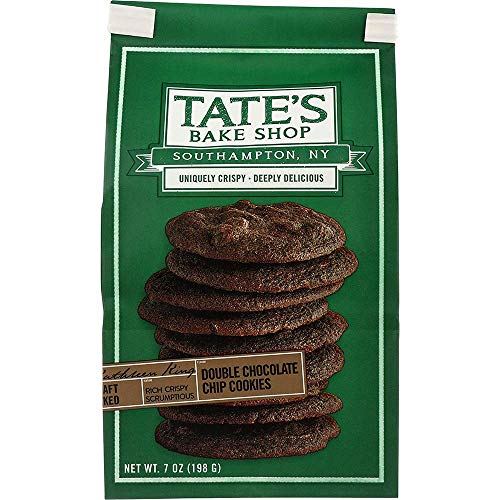 Tates Bake Shop Thin &Amp; Crispy Cookies, Double Chocolate Chip, 7