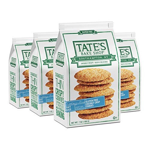 Tates Bake Shop Thin &Amp; Crispy Cookies, Gluten Free Coconut Cris